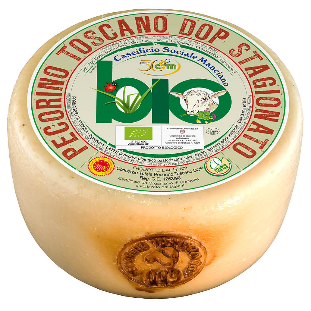 Manciano Pecorino Toscano DOP stagionato bio 1.4kg